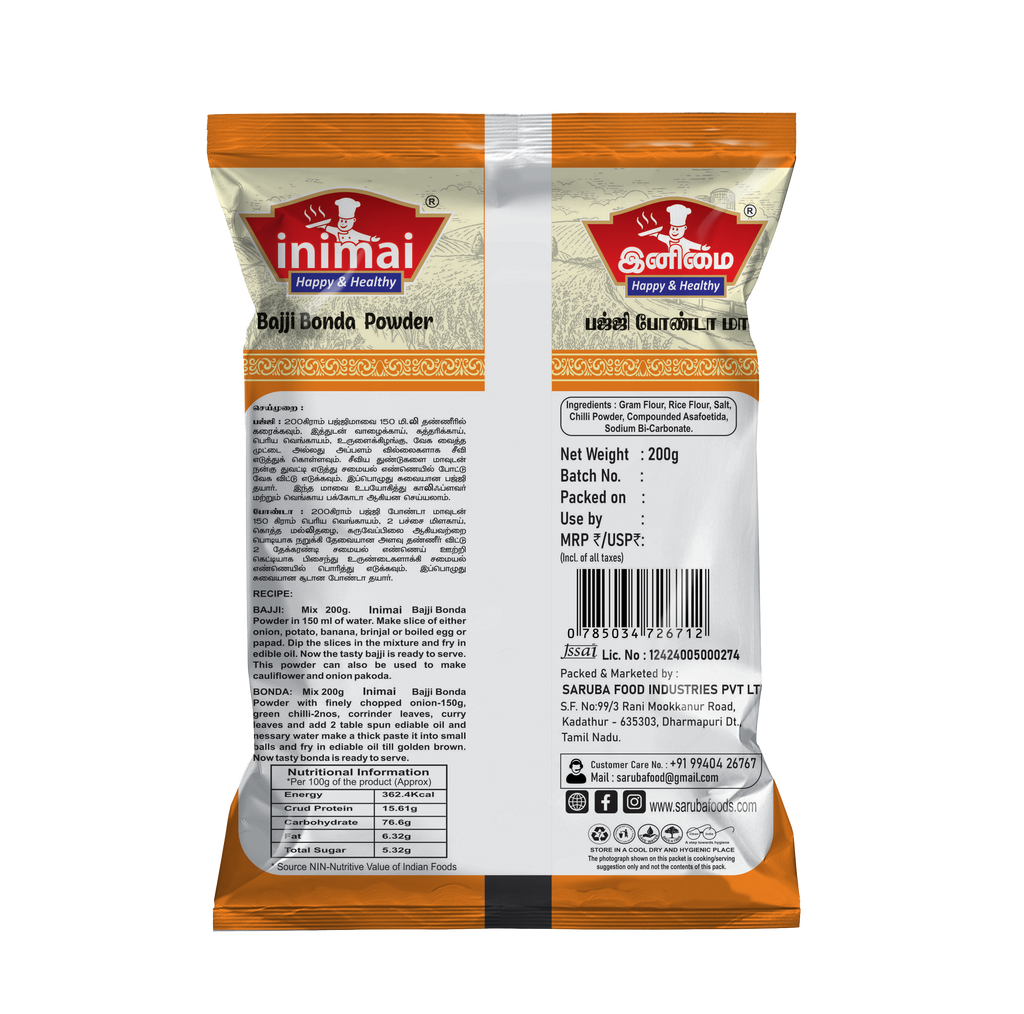 Inimai Bajji Bonda Powder