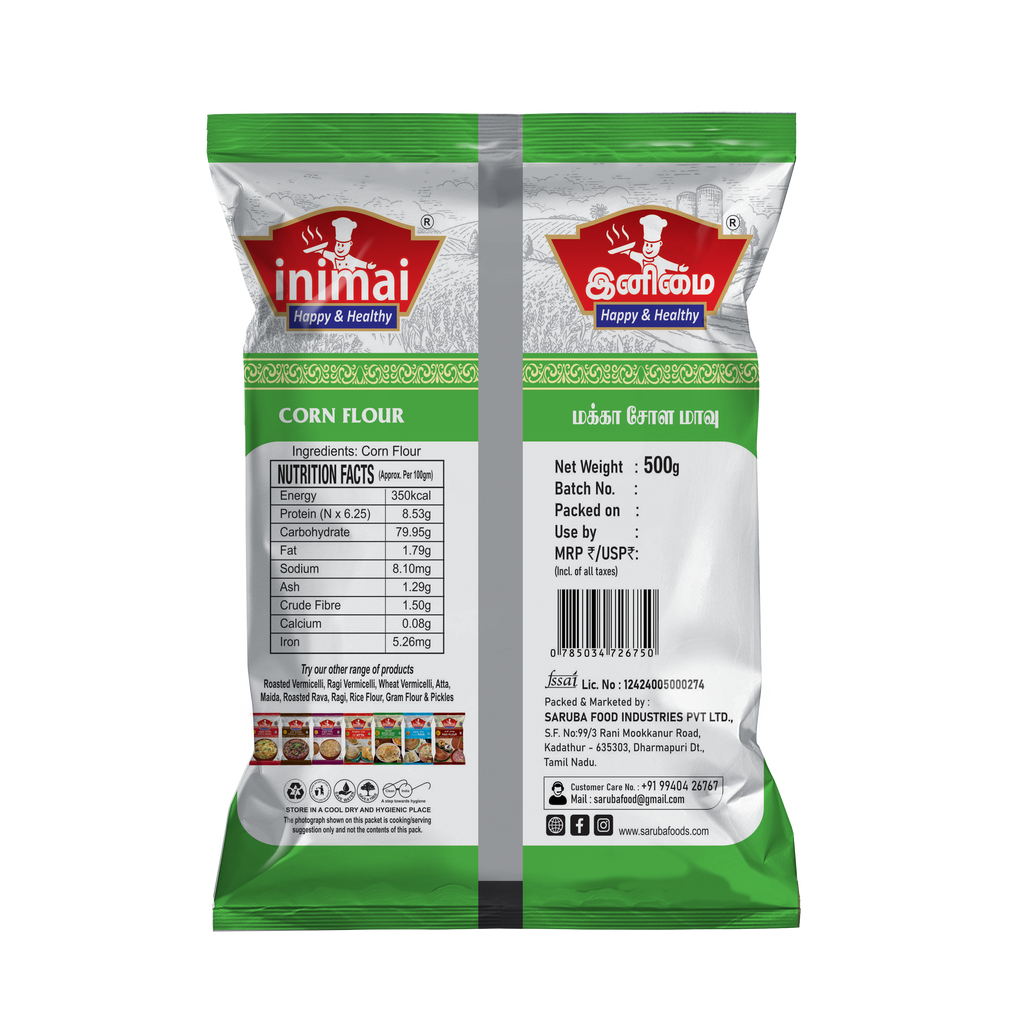Inimai Corn Flour - 500 Gram