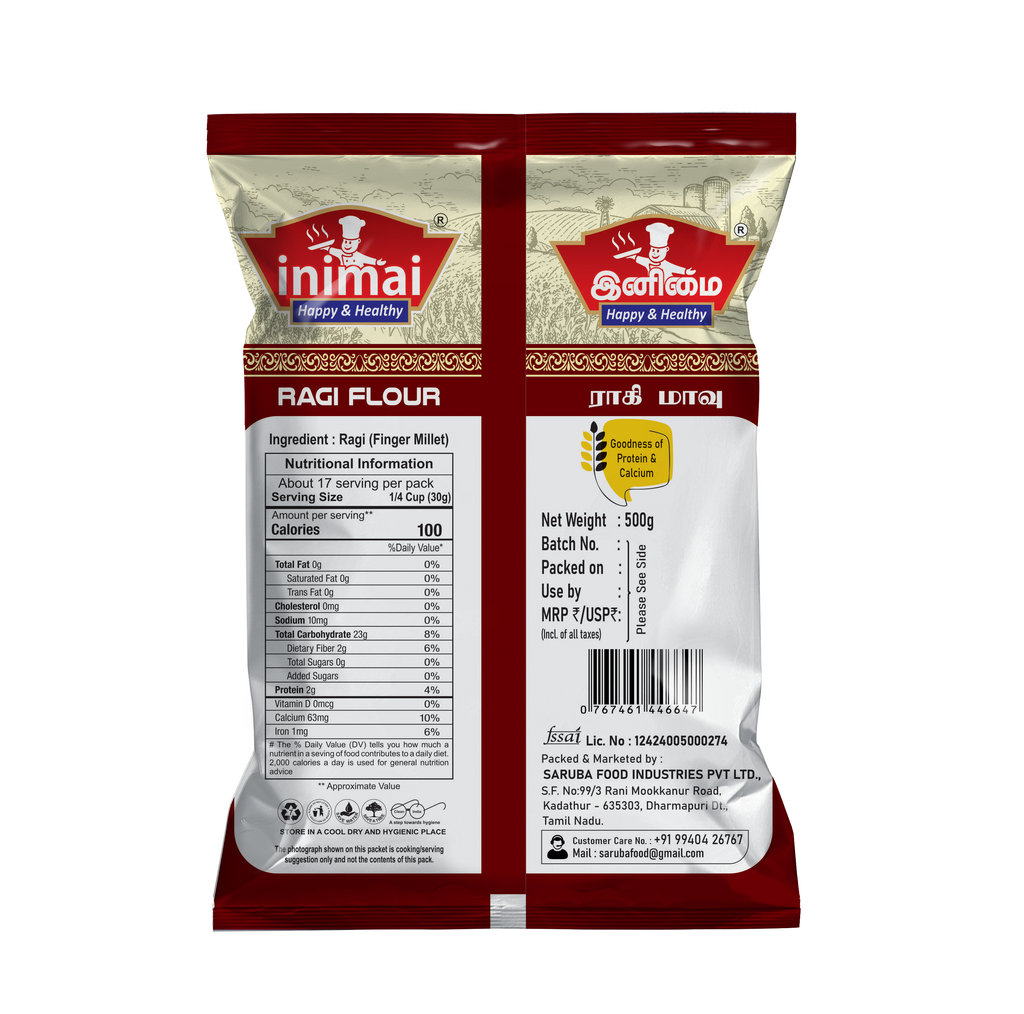 Inimai Ragi (Finger Millet) Flour