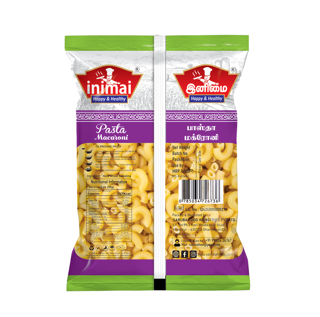 Inimai Pasta Macaroni