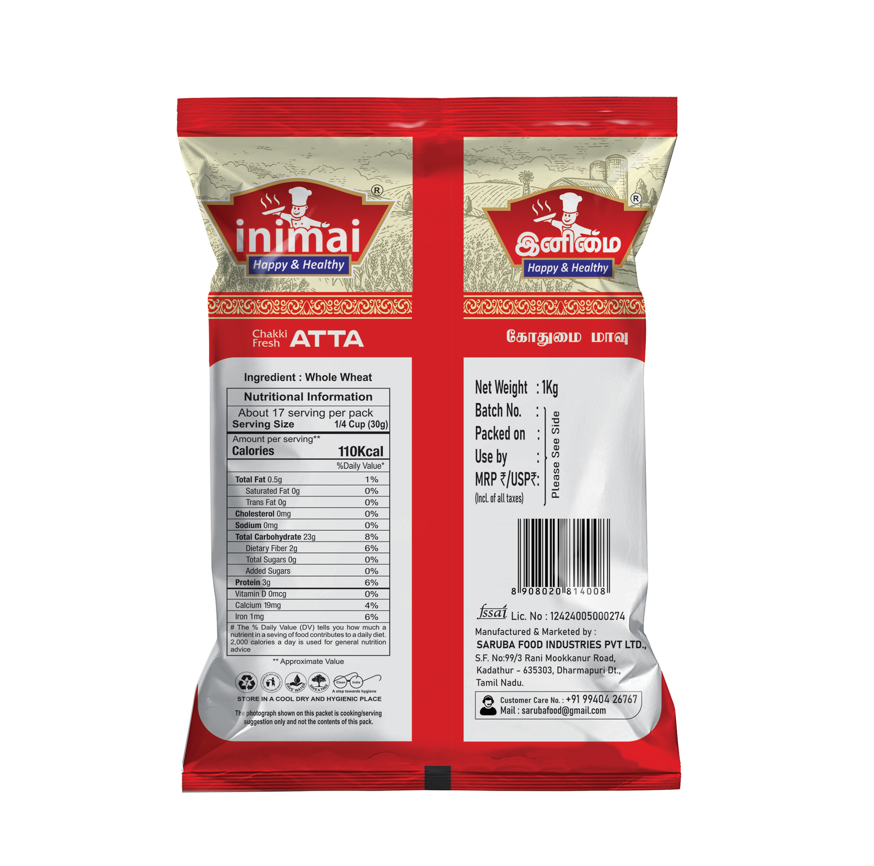 Inimai Chakki Fresh Atta